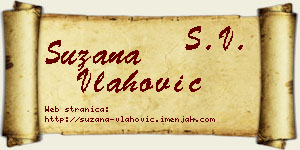 Suzana Vlahović vizit kartica